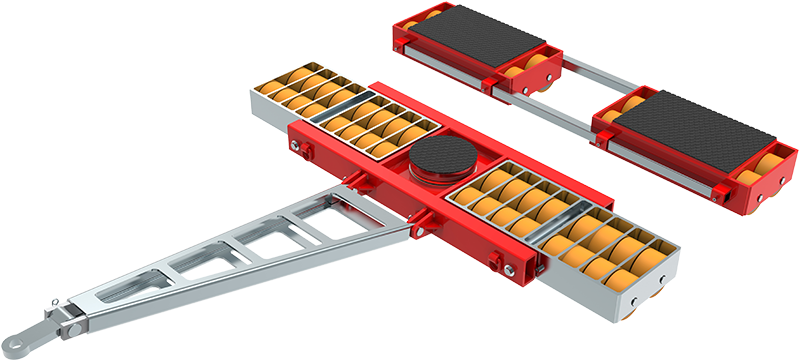 Transportfahrwerk ECO-Skate mit Dreipunktauflage